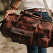 Balin Leather Travel Duffel Bag 6