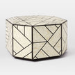 Bone Inlay Coffee Table Full Geometric 4