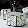 Bone Inlay Coffee Table Full Geometric 1