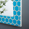 Bone Inlay Honeycomb Floor Mirror Turquoise 2