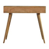 Bone Inlay 2 Drawers Honeycomb Design Console Table in Black 3