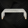 Waterfall Bone Inlay Coffee Table Grey 1