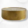 Brass Embossed Sunflower Coffee Table 1