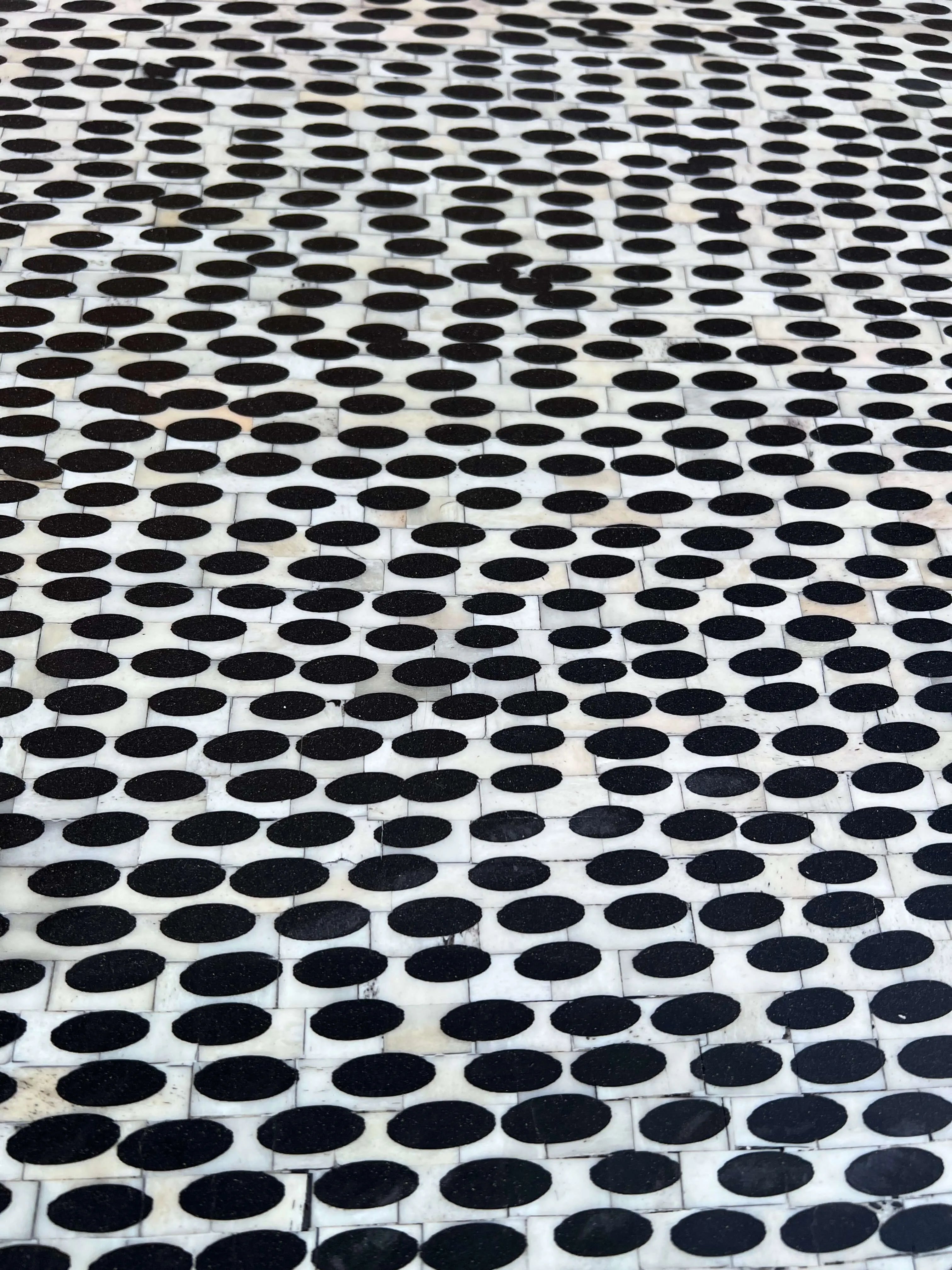 FUSION Full Bone Inlay Bar Cabinet Black 4