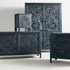 Luxury Handcarved Lombok 3 Drawer Dresser Indigo 7