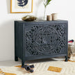 Luxury Handcarved Lombok 3 Drawer Dresser Indigo 4