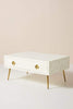 Optical Inlay Coffee Table White 2