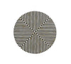 Bone Inlay Coffee Table Diamond Stripe Black 2