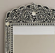 Mehraab Bone Inlay Mirror Black 2