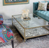 Flower Bone Inlay Coffee Table Grey 4