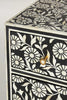 Lalita Inlay Three Drawer Dresser Black 3