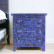 Lapis Lazuli 3 Drawer Bedside