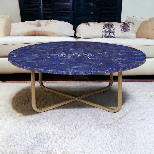 Lapis Lazuli Round Center Table