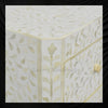 Bone Inlay Lexi Dresser White 4