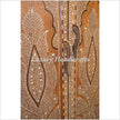 Vintage Anglo Indian Teak Wood Wardrobe Bone Inlaid Almirah 5