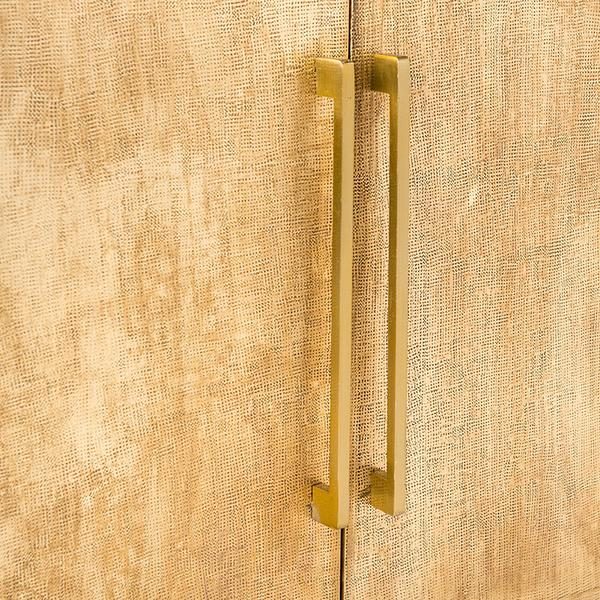 Antique Brass Embossed 3 Door Sideboard handle